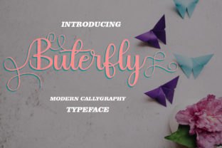 Buterfly: A Modern Handwritten Font for Digital Branding