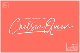 Chelsea Queen: A Luxe Handwritten Typeface for Makers