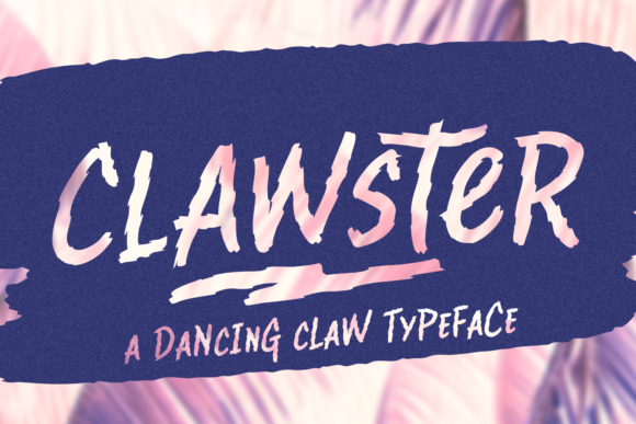 Clawster: A Distinctive Script Font for Small Business Branding