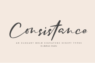 Consistance: A Script Font for Editorial Elegance