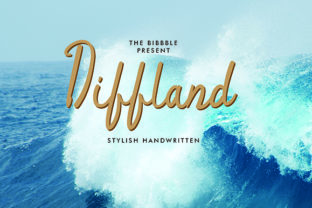 Diffland: A Handwritten Script Font for Creative Crafters