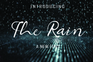 Enhancing Brand Identity with The Rain Script Font
