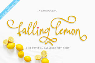 Falling Lemon: A Script Font That Adds Warmth to Digital Design