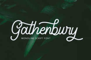 Gathenbury: A Font That Adds Charm to Every Craft Project