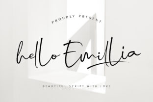 Hello Emillia: A Luxurious Script Font for Digital Design