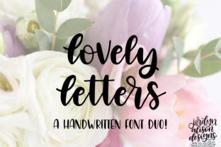 Lovely Letters: A Hand-Lettered Script Font for Digital Charm