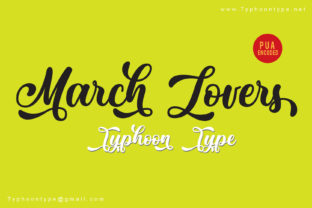 March Lovers: A Bold Script Font for Scroll-Stopping Marketing