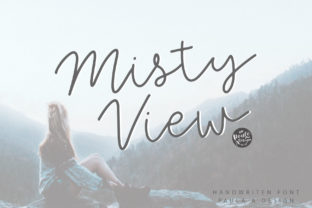 Misty View: A Handwritten Script Font for Editorial Calm