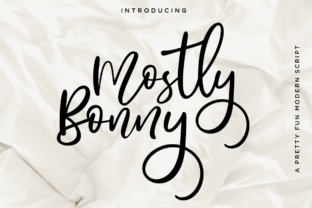 Mostly Bonny: A Playful Script for Digital Design