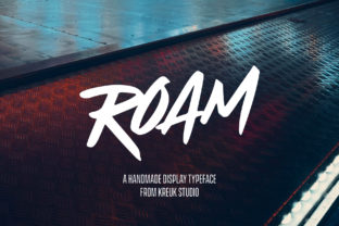 Roam: A Handwritten Display Font That Feels Like a Warm Invitation