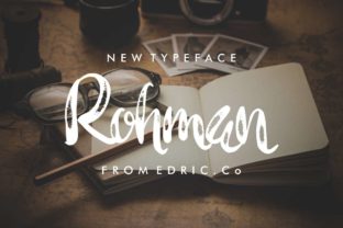 Rohman: A Bold Script Font for Campaigns That Stand Out