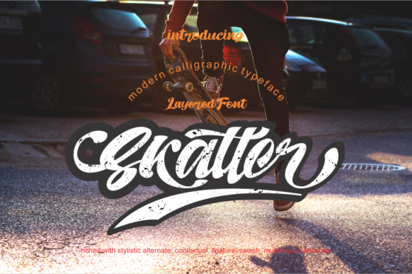 Skatter: A Modern Script Font That Elevates Real Business Branding