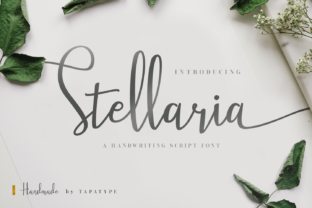 Stellaria: A Handwritten Script Font That Elevates Handmade Goods
