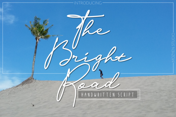 The Bright Road: A Script Font for Modern Web Design