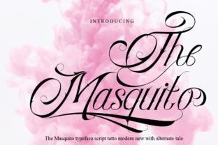 The Masquito Font: A Script Amp for Handmade Magic